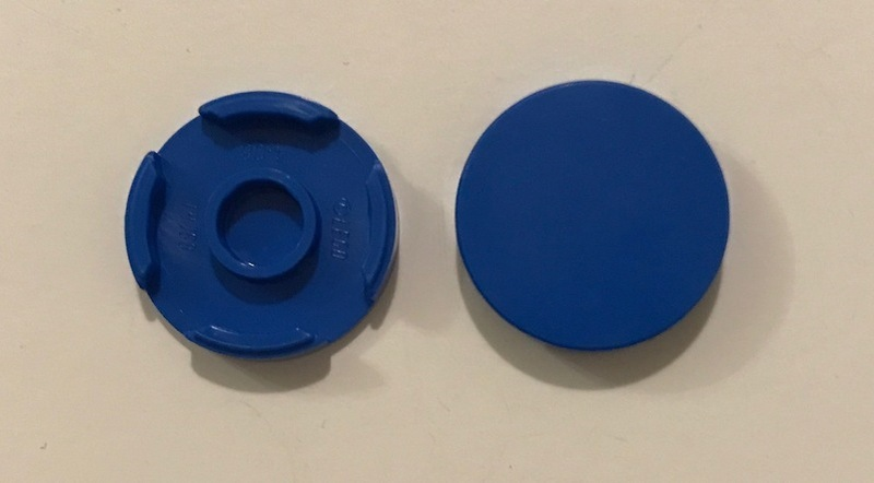 no.a LEGO PART 14769 Tile Round 2 x 2 with Bottom Stud Holder