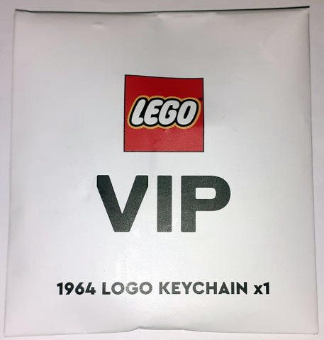 VIP 1964 LEGO Logo Spinning Key Chain No: 5007091 - Afbeelding 2