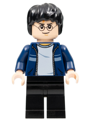 Harry Potter - Dark Blue Open Jacket with Stripe, Black Legs