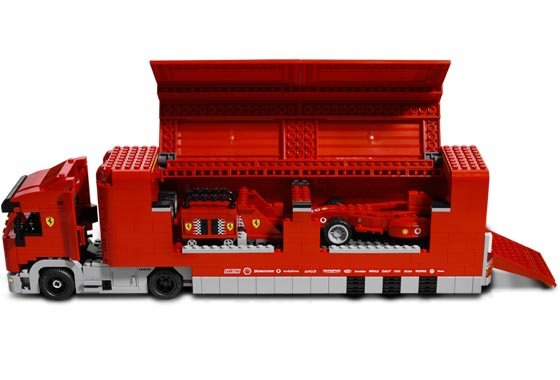 Lego SCUDERIA FERRARI TRUCK – CAMION + F1 N° 8654