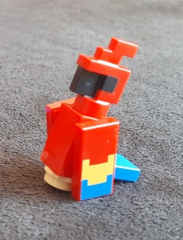 Lego parrot minecraft new arrivals