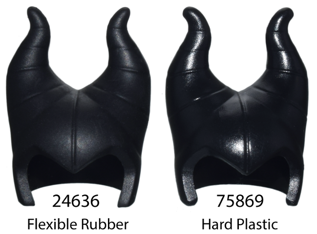 Minifigure, Headgear Head Top with Widow's Peak and 2 Large