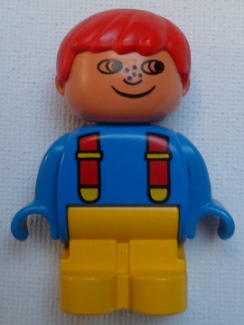 Lego red best sale hair boy