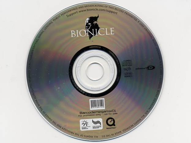 BIONICLE Promotional Nesquik CD ROM Barcodemegamix01 Gear