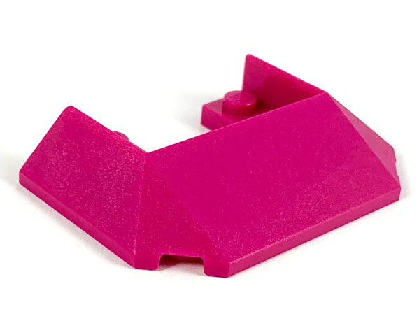 Wedge 6 x 4 Cutout (Train Roof) with 5 Large Bottom Tubes