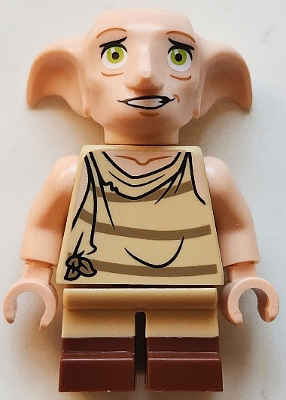 Dobby (Elf) - Light Nougat, Open Mouth Worried, Reddish