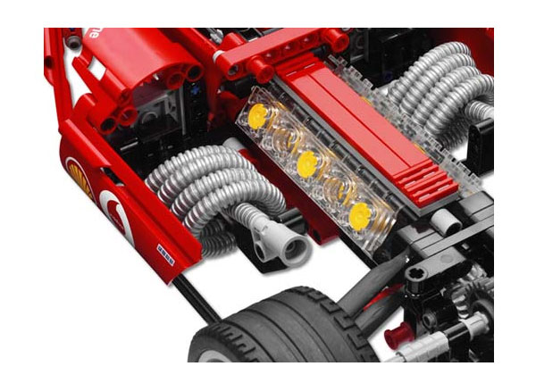 Ferrari F1 SF21 1:10 Scale LEGO TECHNIC MOC (LEGO 8386 BASE) 