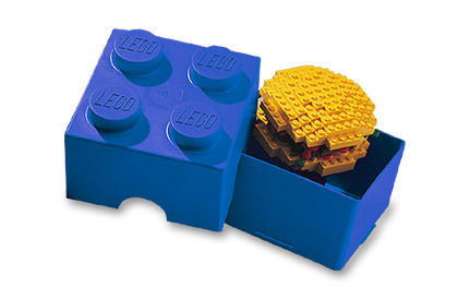 lego brick lunch box
