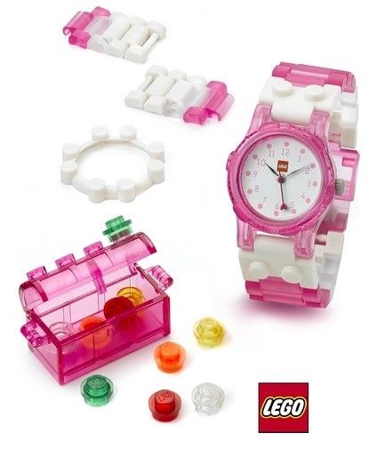 Pink best sale lego watch