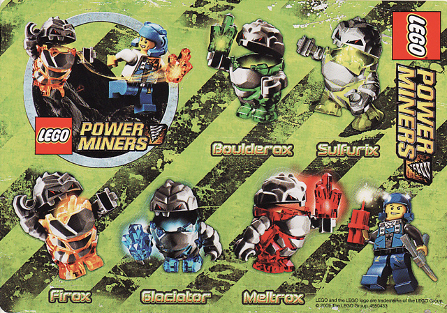 Sticker Sheet, Power Miners, Sheet of 6 : Gear 4550433 BrickLink