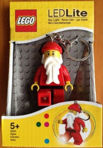 LEGO Happy Santa Key Chain 2021