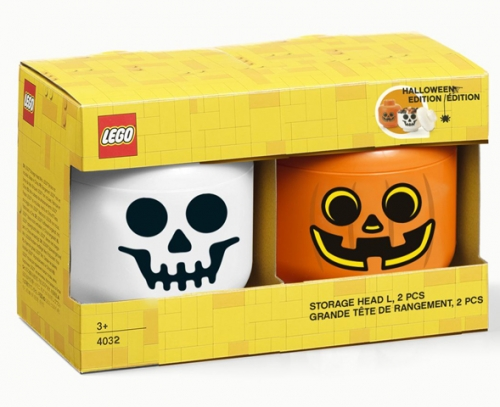 large lego head storage box