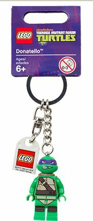 donatello lego keychain