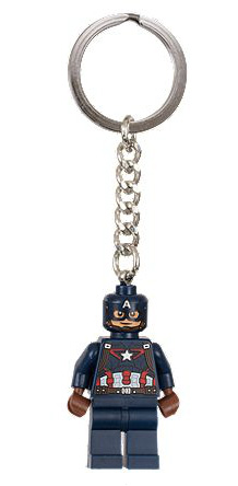 lego captain america keyring