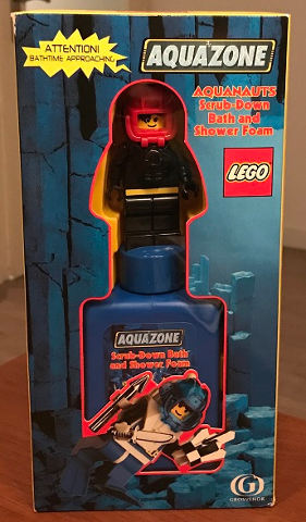 Bricklink Gear Bathbottle4 Lego Bath And Shower Foam Bottle With Aquanaut Minifigure Black Human Toiletries Aquazone Aquanauts Bricklink Reference Catalog