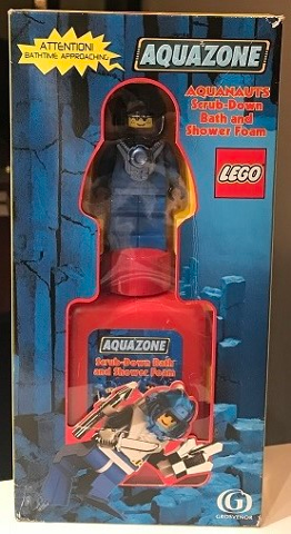 Bricklink Gear Bathbottle5 Lego Bath And Shower Foam Bottle With Aquanaut Minifigure Blue Human Toiletries Aquazone Aquanauts Bricklink Reference Catalog