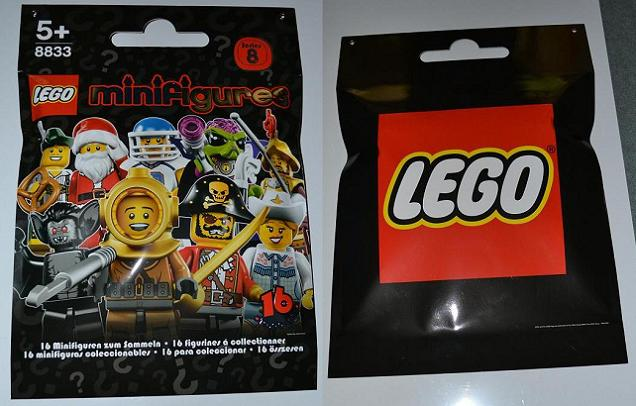 ® Minifigures, Series 8, ***5 outlet bags***