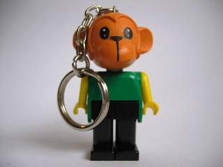 lego monkey keychain