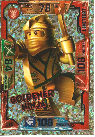 NINJAGO Trading Card Game (German) Series 1 - # LE5 Goldener Ninja