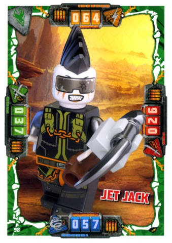 98 Jet Jack Lego Ninjago Series 4 TCG Trading Cards Card no