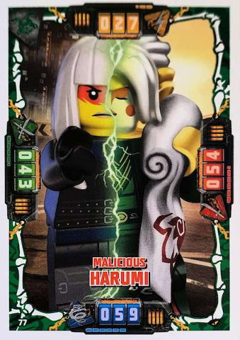 Lego® Ninjago™ Serie 4 Trading Cards Blister mit LE 16 Nya vs Harumi 