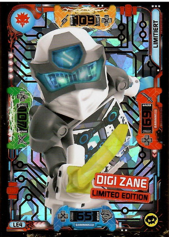 NINJAGO Trading Card Game German Series 5 LE4 Digi Zane