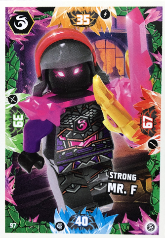 NINJAGO Trading Card Game English Series 8 97 Strong Mr. F