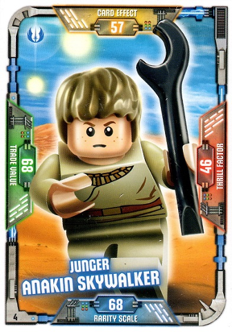 Bricklink Gear Sw1de004 Lego Star Wars Trading Card Game German Series 1 4 Junger Anakin Skywalker Card Card Trading Card Star Wars Bricklink Reference Catalog