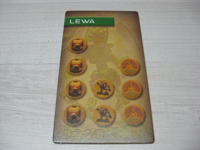 BIONICLE Quest for Makuta: Adventure Game - Card Lewa