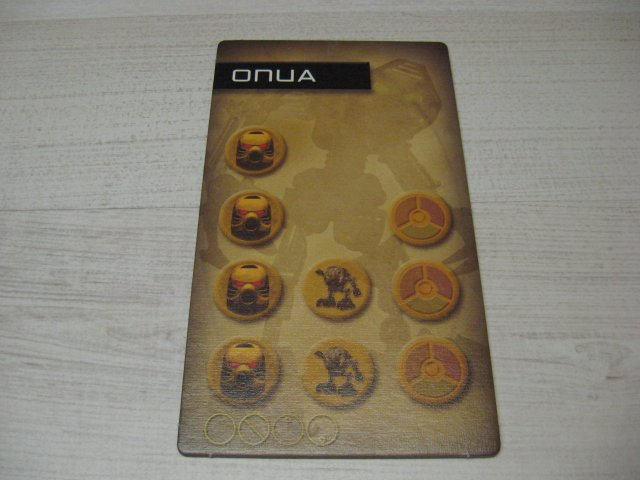 BIONICLE Quest for Makuta: Adventure Game - Card Onua