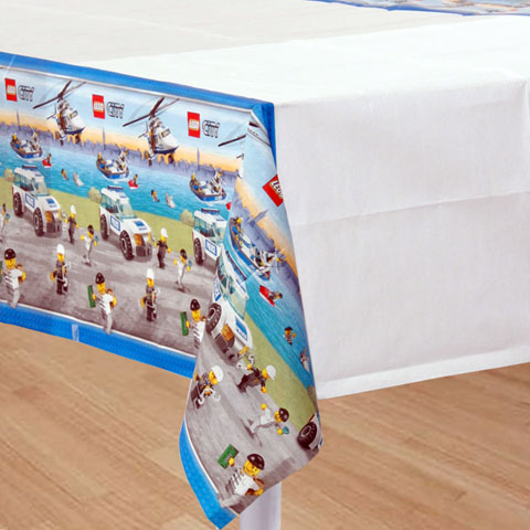 Party Tablecloth City Police (137 x 244 cm)