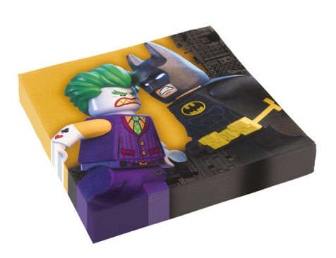 Party Serviettes / Napkins, The LEGO Batman Movie (20 Pieces)