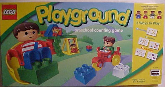 Playground, preschool counting game