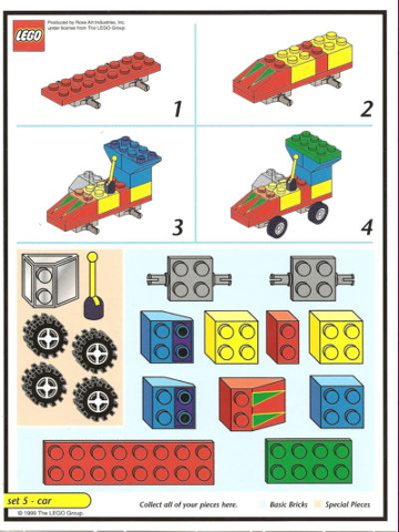 Creator Board Game Model Card Black Border Set 5 Car