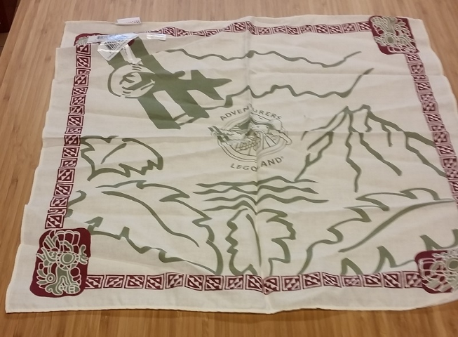 Bandana, Adventure Land (Red - 100% Cotton)