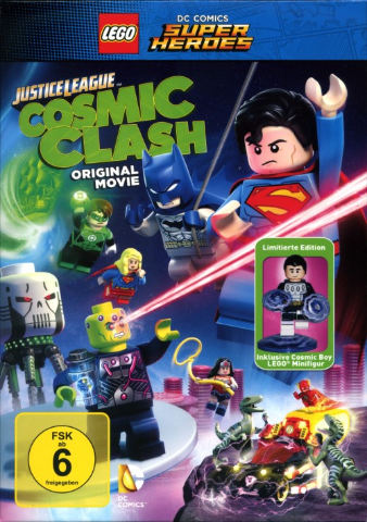 Video DVD - Justice League: Cosmic Clash with Minifigure (German Version)