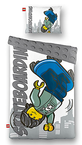 Bedding, Duvet Cover and Pillowcase (140 x 200 cm) - Skater