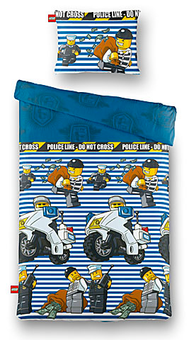 Bedding, Duvet Cover and Pillowcase (140 x 200 cm) - City Police