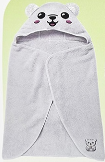Towel, DUPLO Bear, Hooded, 90 x 110 cm