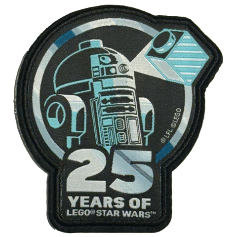 Sticker Sheet, 25 Years of LEGO Star Wars (R2-D2 Logo), Fabric