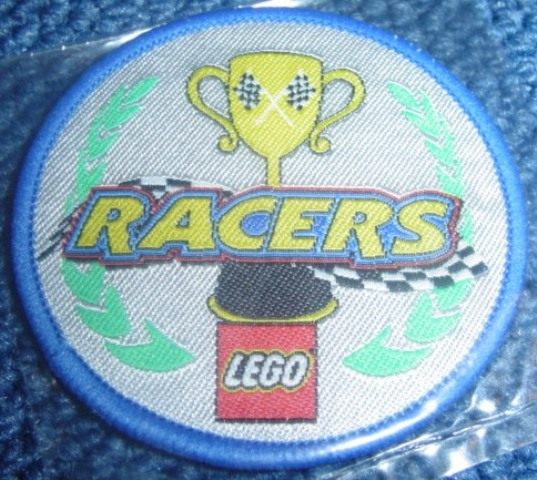 Patch, Sew-On Cloth, Racers (Blue)