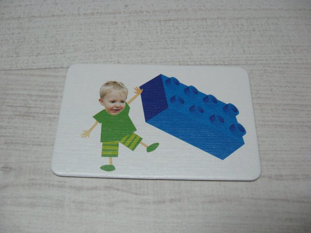 Explore Junior Builder Board Game, Game Card 16, Brick Card