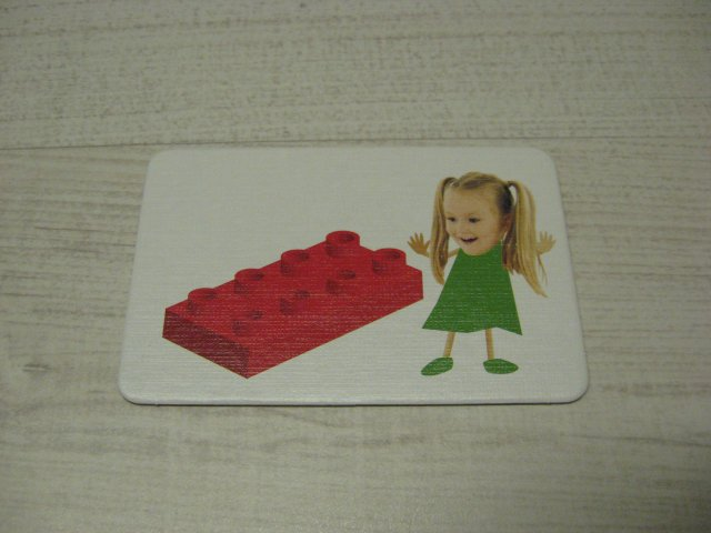 Explore Junior Builder Board Game, Game Card 17, Brick Card