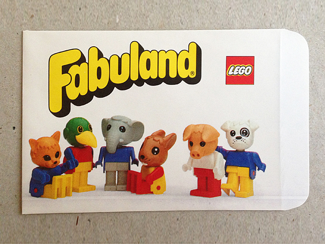 Fabuland Retailer Minifigure Envelope (International Version)