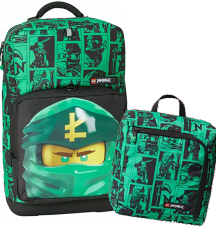 Backpack Set Optimo Plus NINJAGO Lloyd with Attachable Gym Bag