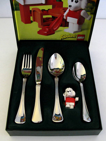 Cutlery Set BSF Kinderbesteck mit Paula Pudel (Fabuland Paula Poodle)