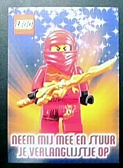 Postcard - neem mij mee en stuur je verlanglijstje op - Ninjago