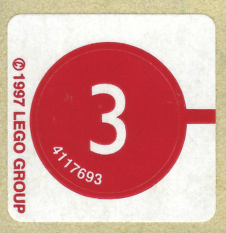 Sticker Sheet for Set 2537 - (4117693)