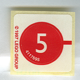 Sticker Sheet for Set 2539 - (4117695)