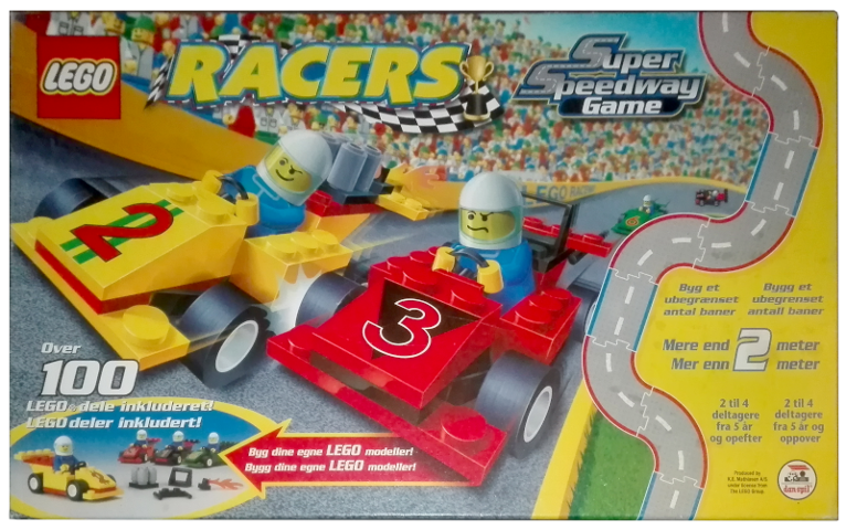 Racers Super Speedway Board Game (Danish/Norwegian)